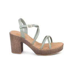 Inc 5 Open Toe Platform Heels With Buckles image 2