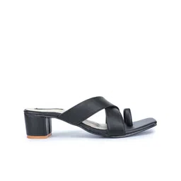 Walkfree Open Toe Synthetic Block Heels image 4