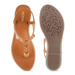 Metro Embellished Open Toe Flatform Heels image 2