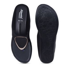 Ajanta Embellished Textured Open Toe Flats image 2