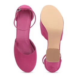 Truffle Collection Suede Block Heels image 3