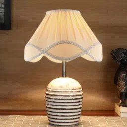 new era Wood Off-White Table Lamp-picture-14
