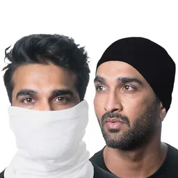Heelium Pack of 2 Unisex Oduor Free Soft Breathable Bamboo Bandana-image-20