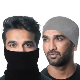 Heelium Pack of 2 Unisex Oduor Free Soft Breathable Bamboo Bandana-28