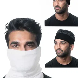 Heelium Pack of 3 Unisex Oduor Free Soft Breathable Bamboo Bandana-image-33