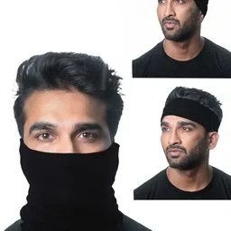 Heelium Pack of 3 Unisex Oduor Free Soft Breathable Bamboo Bandana-26
