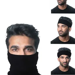 Heelium Pack of 4 Unisex Oduor Free Soft Breathable Bamboo Bandana-picture-6