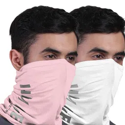 FREECULTR Set Of 2 Printed Anti-Microbial Face Mask for Dust and Sun Protection Bandana-image-15
