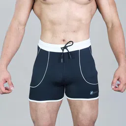Keepfit Men Mid-Rise Breathable Swim Trunks-image-72
