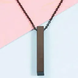 SALTY Men Street Chic Black Chain with Pendant-image-37