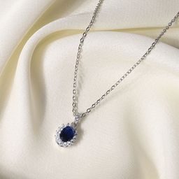 Avyana Silver-Plated Circular Pendants with Chains-image-18