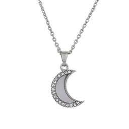 Silvermerc Designs Silver-Plated Oval Pendants with Chains image 3