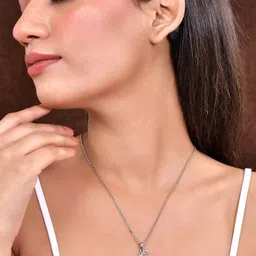 Silvermerc Designs Silver-Plated Oval Pendants with Chains image 4