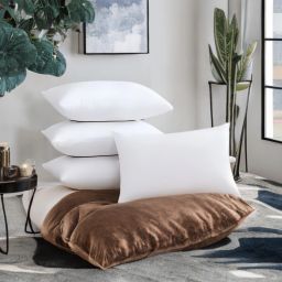 LUXURY Polyester Fibre Solid Sleeping Pillow Pack of 4-image-40