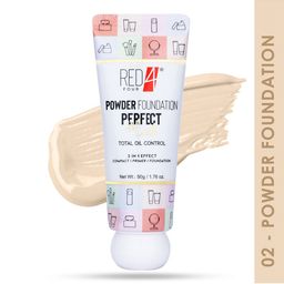Seven Seas Perfect Match Powder Foundation For Smooth Skin- 50 g- Shade- 02-40
