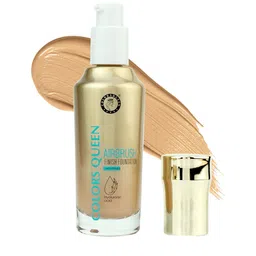 Colors Queen Air Brush Finish Foundation With Primer - 55 ml - Natural Beige - 03-image-55