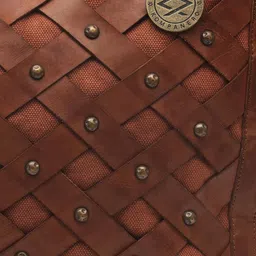 KOMPANERO Textured Leather Structured Shoulder Bag With Embellished image 5