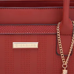 GIORDANO Textured Tasseled Structured Shoulder Bag image 5