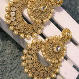 PANASH Gold-Plated Beaded Handcrafted Chandbalis-24