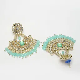 Anouk Gold-Plated Crescent Shaped Chandbalis image 3