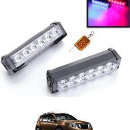 12V/6LEDPolice Light With Remote Red/Blue Colour For Car-265 Fog Lamp Car LED for Nissan (12 V, 55 W)-image-87
