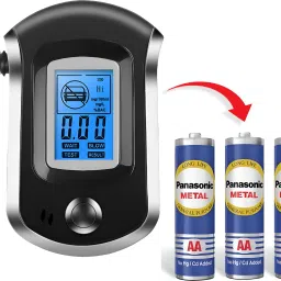 Breathalyzer Alcohol Tester –Fast&Accurate BAC Meter with LCD & 3 Free Batteries Analytical Scale-15