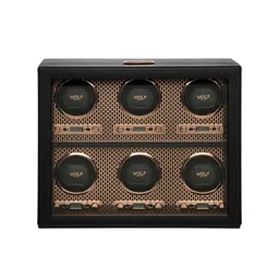 WOLF Copper-colored Axis 6 Piece Winder-43