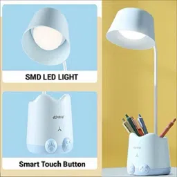 akr Rechargeable LED Touch On/Off Switch Desk Lamp Flexible Study Lamp Study Lamp image 4