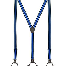 The Tie Hub Men Striped Octov Y-Back Slim Suspender-11