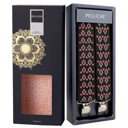 PELUCHE Men Black Abstract Suspenders-19