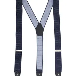 Alvaro Castagnino Men Navy Blue & White Printed Suspenders-image-85