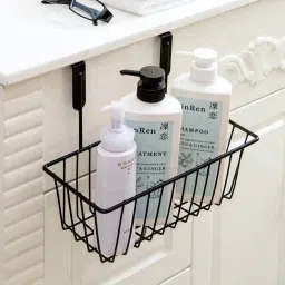 MultiPurpose Hanging Door Basket Door Organizer | Basket Rack |Hanging Organizer Iron Wall Shelf-picture-27
