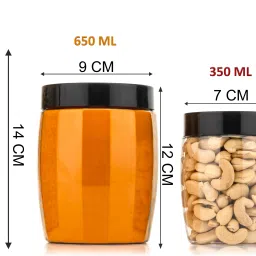 snowberry Plastic Grocery Container- 1200 ml, 650 ml, 350 ml, 250 ml image 2