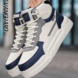 zixer Mens High Top Chunky Sole Stylish Ankle Casual Shoes For Men Sneakers For Men Sneakers For Men-picture-10