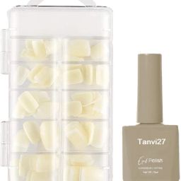 High Shine Gloss Nail Polish With Fake Nail Tips nail paint, nail tipss-image-74