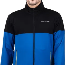 PERFKTU Perfktu Lightweight Antimicrobial Training Sports And Gym Jacket For Men Colorblock Men Wind Cheater-image-5