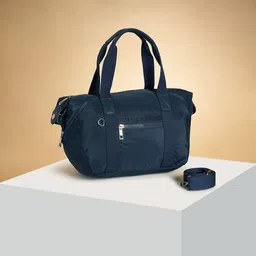 Forever Glam by Pantaloons Colourblocked Oversized Structured Handheld Bag with Tasselled image 1