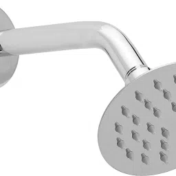 100mm Stainless Steel Ultra Thin Overhead Rain With 225 mm Arm - Round Fixed Mount-0