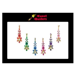 Comet Busters 6 Pcs Multicolored Bindi-33