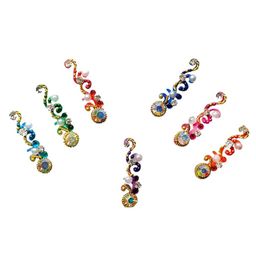 Comet Busters Red Blue & Green Set Of 7 Bindi-39