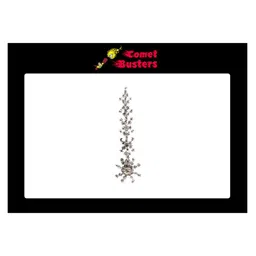 Comet Busters Silver-Colored Bindi-19