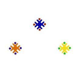 Comet Busters 3 Pcs Reusable Designer Bindis - Multicoloured image 3