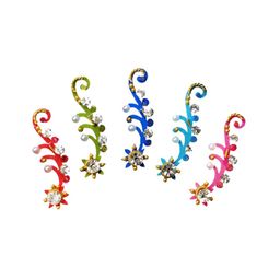 Comet Busters Red Blue & Pink Bindi Set Of 5 image 2