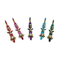 Comet Busters Set of 5 Embellished Designer Sticker Bindi image 3