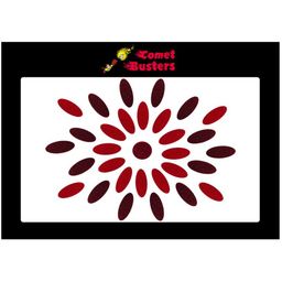 Comet Busters Set of 31 Multicolored Handcrafted Bindis image 1