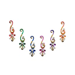 Comet Busters 6 Pcs Reusable Traditional Bindi - Multicolored image 2