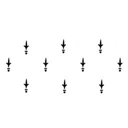 Comet Busters 10 Pcs Reusable Bindi - Black image 2