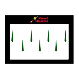 Comet Busters 7 Pcs Reusable Designer Bindis - Dark Green image 2
