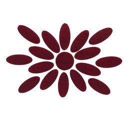 Comet Busters 17 Pcs Traditional Reusable Bindis - Maroon image 2