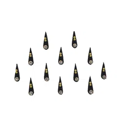 Comet Busters Black Designer Bindis - 12 Pcs image 3